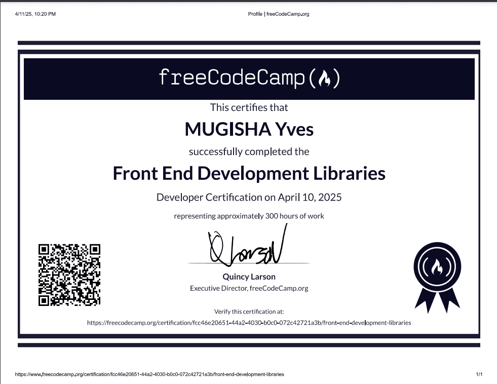 Backend Certs